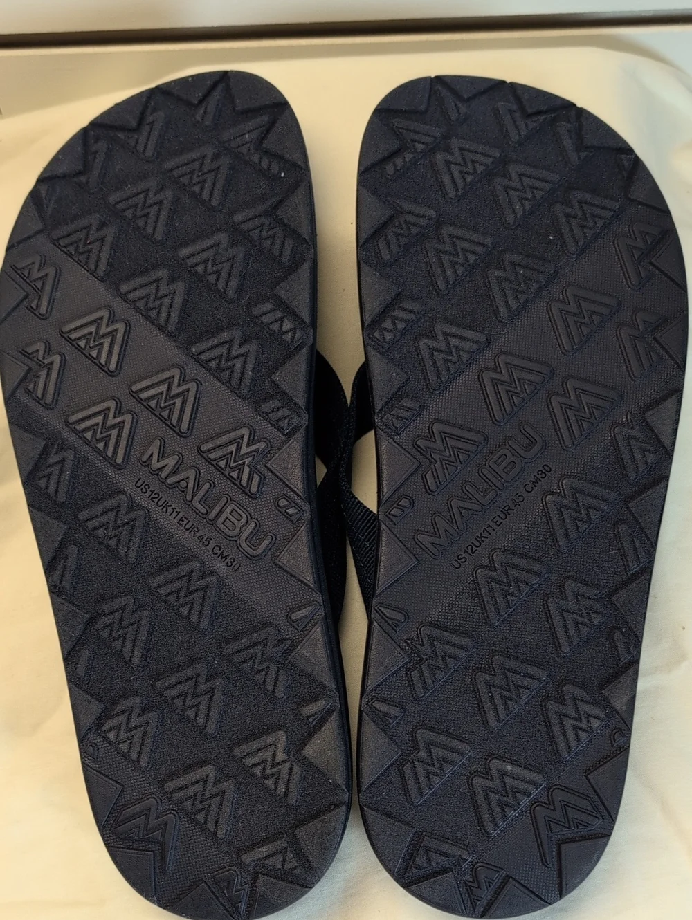 Malibu Woven Thong Flip Flop | Men's Casual Beach Sandals  Size 12 NWOT
